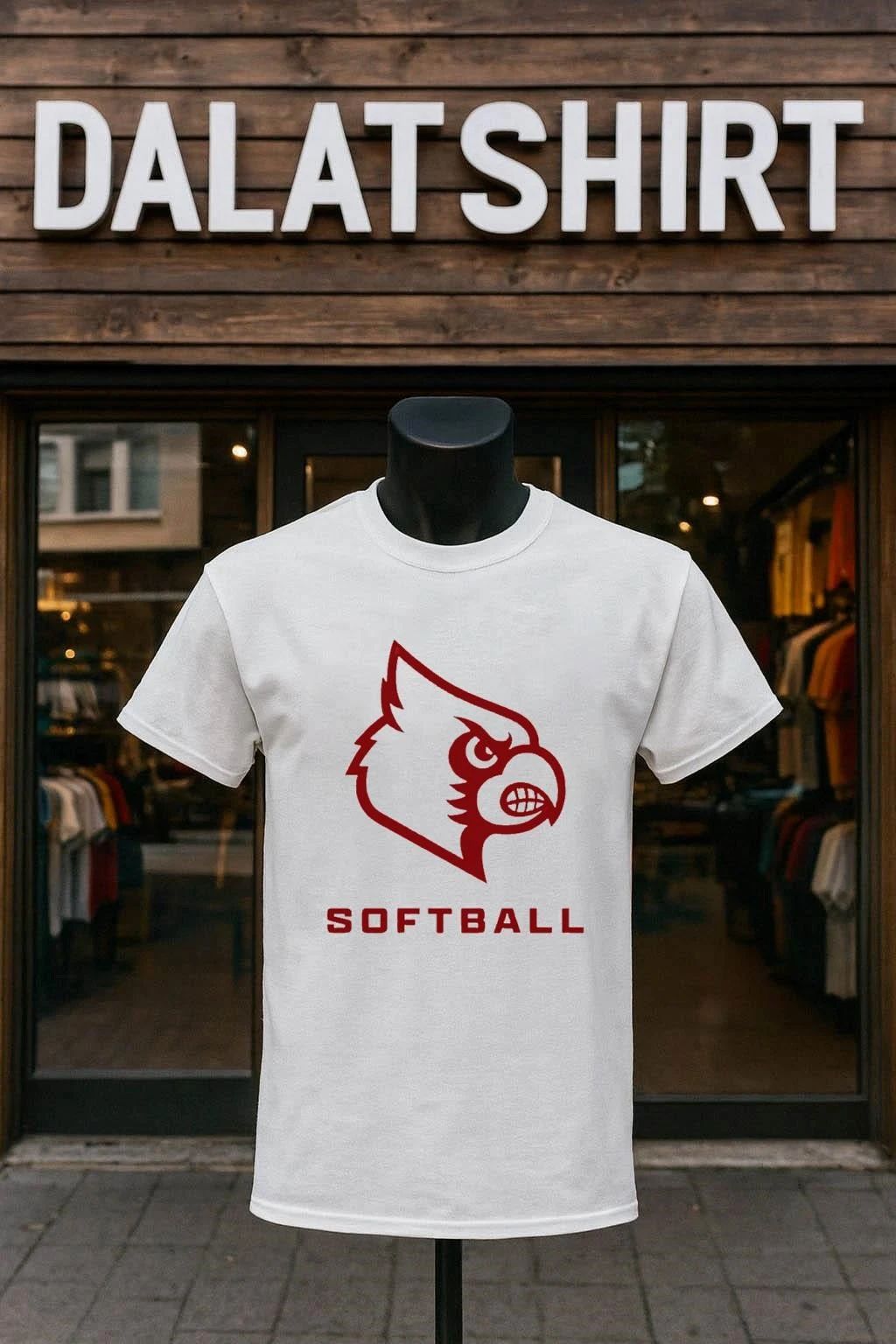 Louisville cardinals 2026 softball pink uniform - Adult & Kids T-Shirts, Sweatshirts & Hoodies apparel design preview 1