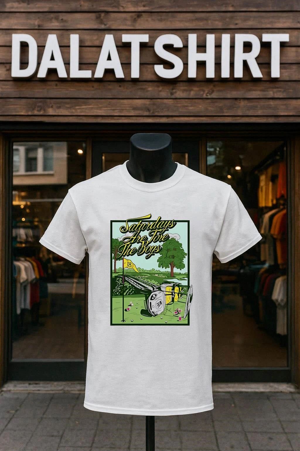 Barstool Sports Saturdays Are Fore the Boys - Adult & Kids T-Shirts, Sweatshirts & Hoodies apparel design preview 1
