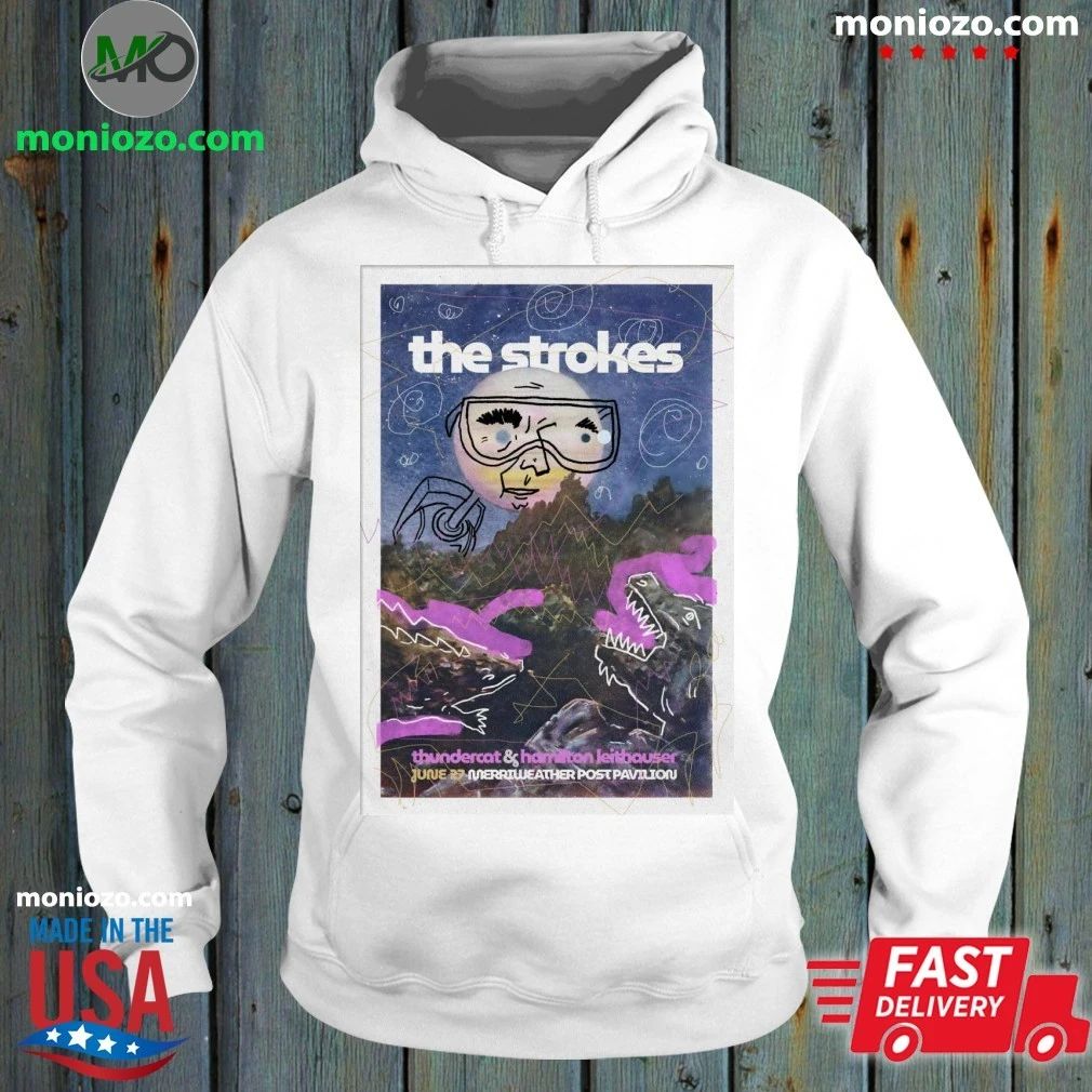 Original The Strokes Columbia MD Tour On June 27 2026 - Adult & Kids T-Shirts, Sweatshirts & Hoodies apparel design preview 2