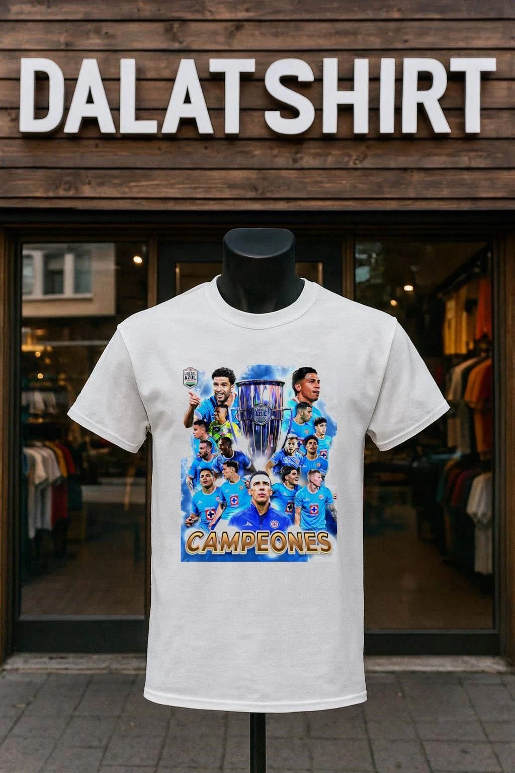 Cruz Azul 2025 CONCACAF Champions Limited Edition - Adult & Kids T-Shirts, Sweatshirts & Hoodies apparel design preview 1