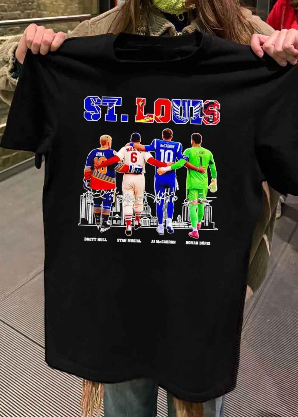 St. Louis Sports Team Logos And Players - Adult & Kids T-Shirts, Sweatshirts & Hoodies apparel design preview 2