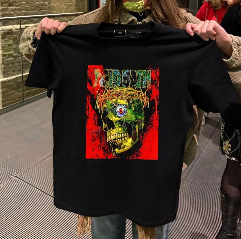 Acid Bath Skull Crown Of Thorns - Adult & Kids T-Shirts, Sweatshirts & Hoodies apparel design preview 2