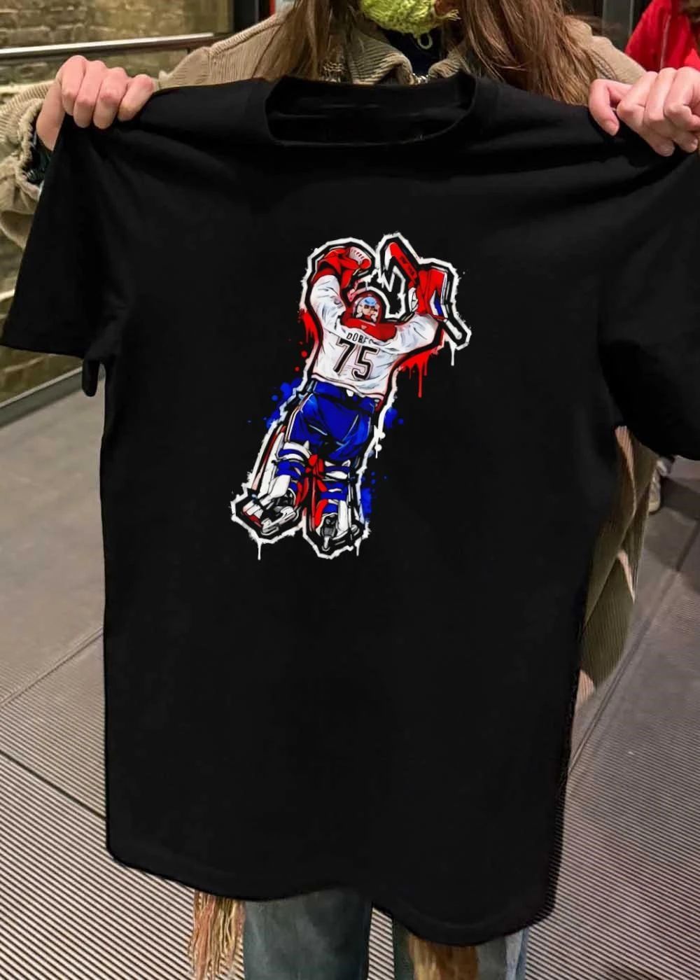 Laval Rocket Jakub Dobes 75 Goalie Hockey - Adult & Kids T-Shirts, Sweatshirts & Hoodies apparel design preview 2