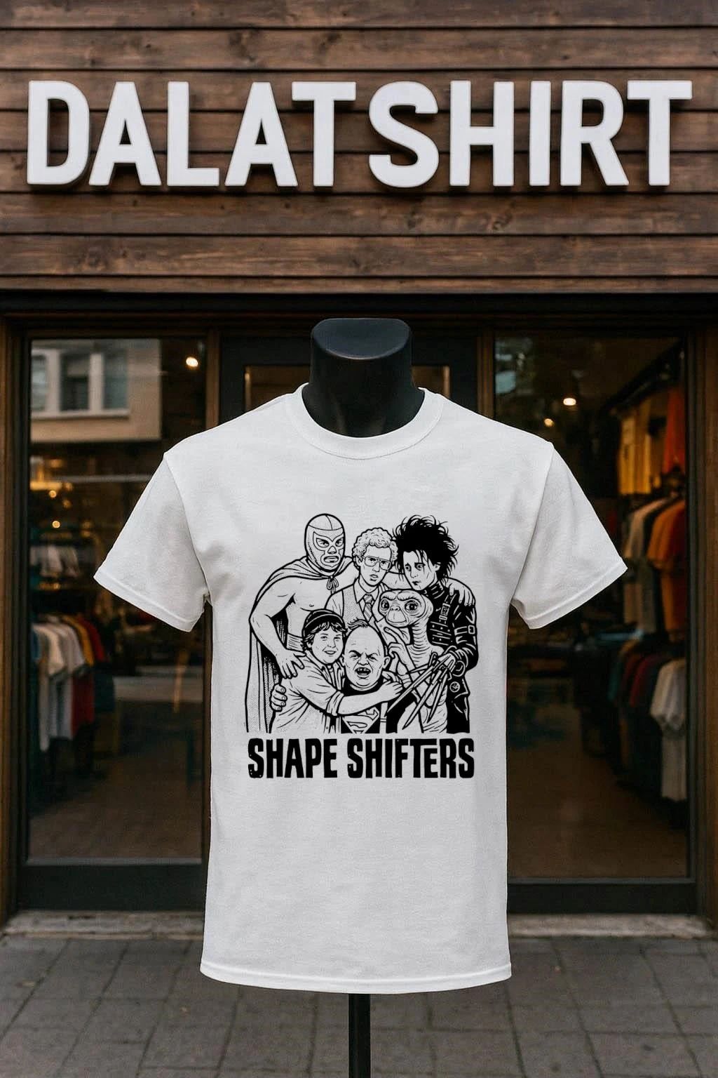 Shape Shifters Napoleon Dynamite Edward Scissorhands - Adult & Kids T-Shirts, Sweatshirts & Hoodies apparel design preview 1