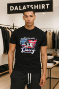 America Needs Dairy Making Milk Great Again Cow Flag - Adult & Kids T-Shirts, Sweatshirts & Hoodies apparel design preview 1