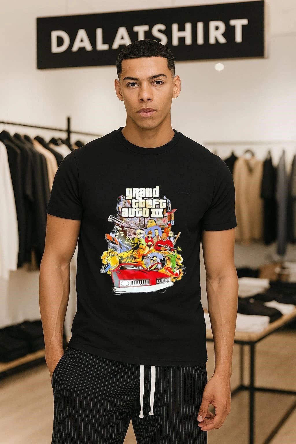 Grand Theft Auto III games - Adult & Kids T-Shirts, Sweatshirts & Hoodies apparel design preview 1