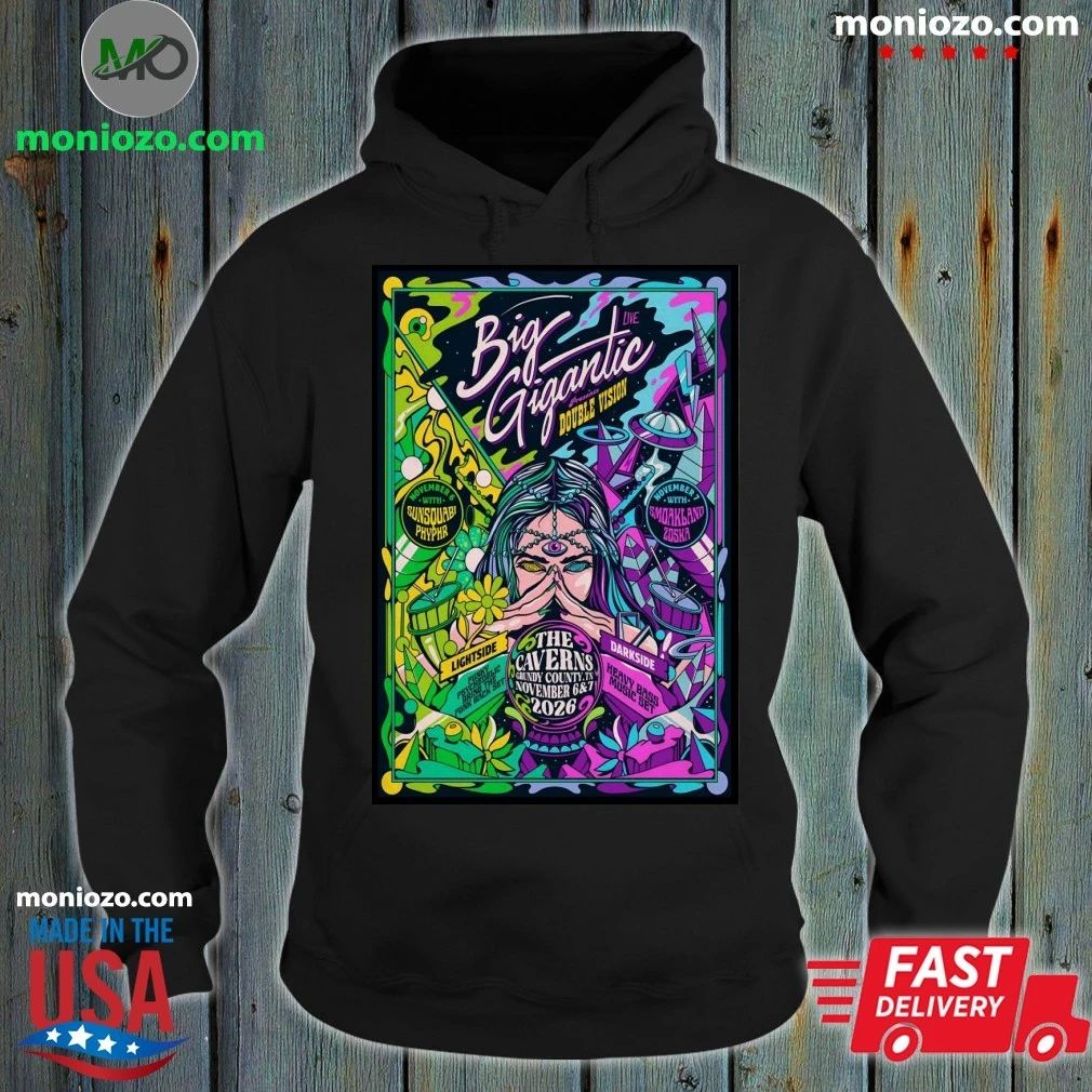 Original Big Gigantic Nov 6-7 2026 The Caverns In - Adult & Kids T-Shirts, Sweatshirts & Hoodies apparel design preview 2