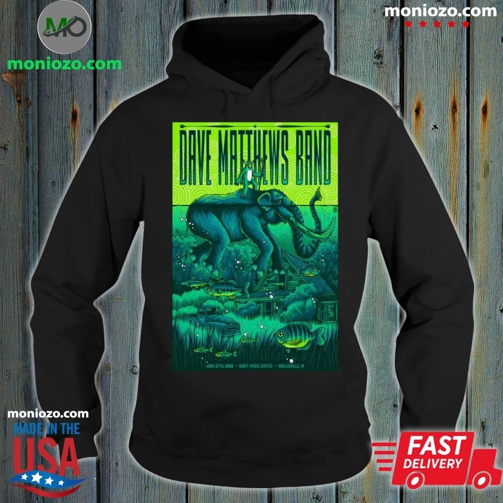Dave Matthews Band In Noblesville On June 27 2026 - Adult & Kids T-Shirts, Sweatshirts & Hoodies apparel design preview 2