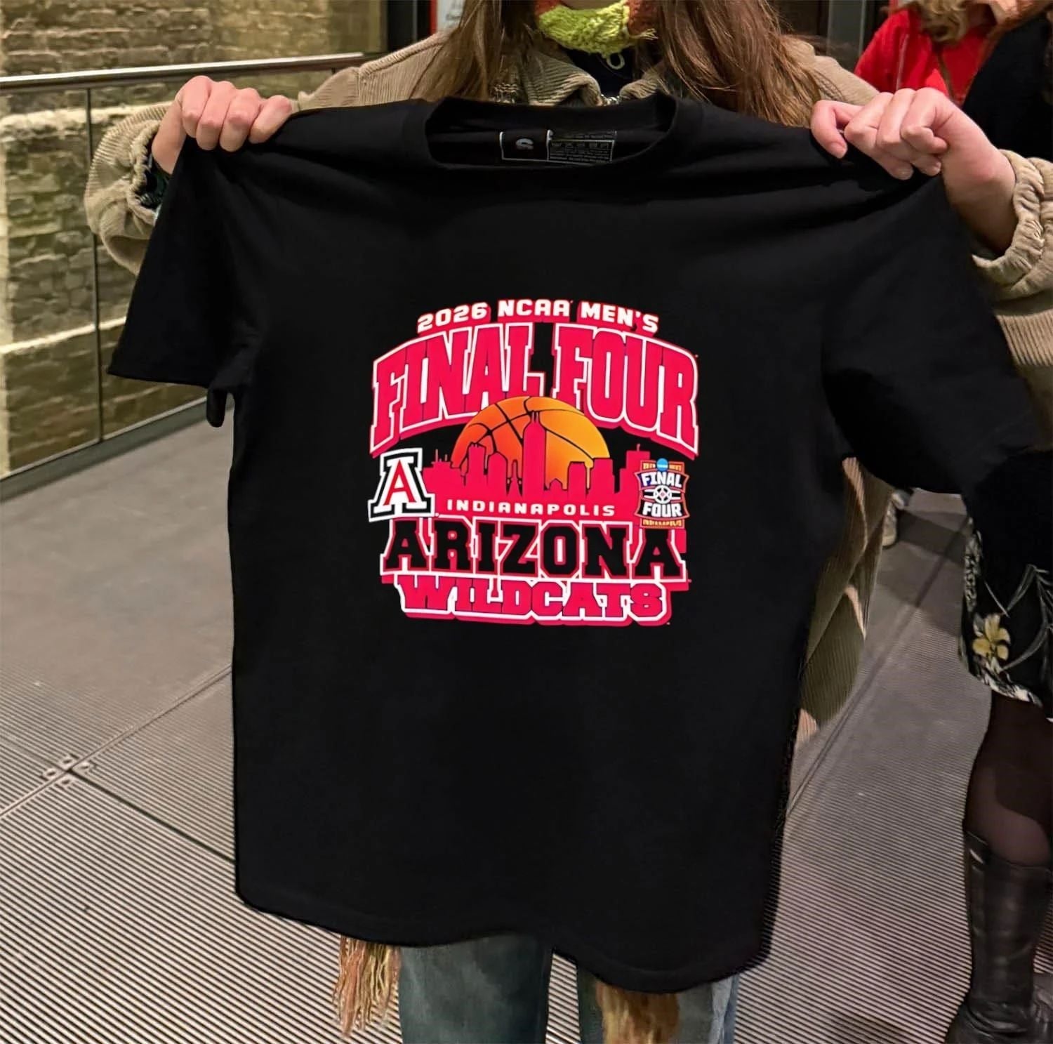 Arizona Wildcats 2026 NCAA Men's Basketball Final - Adult & Kids T-Shirts, Sweatshirts & Hoodies apparel design preview 2