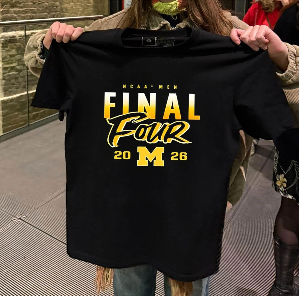 Michigan Wolverines 2026 Five Four logo classic - Adult & Kids T-Shirts, Sweatshirts & Hoodies apparel design preview 2