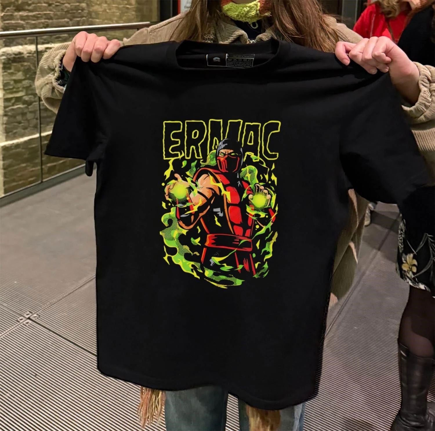 Ermac Draculabyte Mortal Kombat - Adult & Kids T-Shirts, Sweatshirts & Hoodies apparel design preview 2
