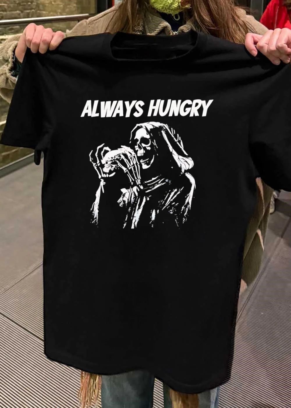 Skeleton always hungry Brennen Taylor - Adult & Kids T-Shirts, Sweatshirts & Hoodies apparel design preview 2