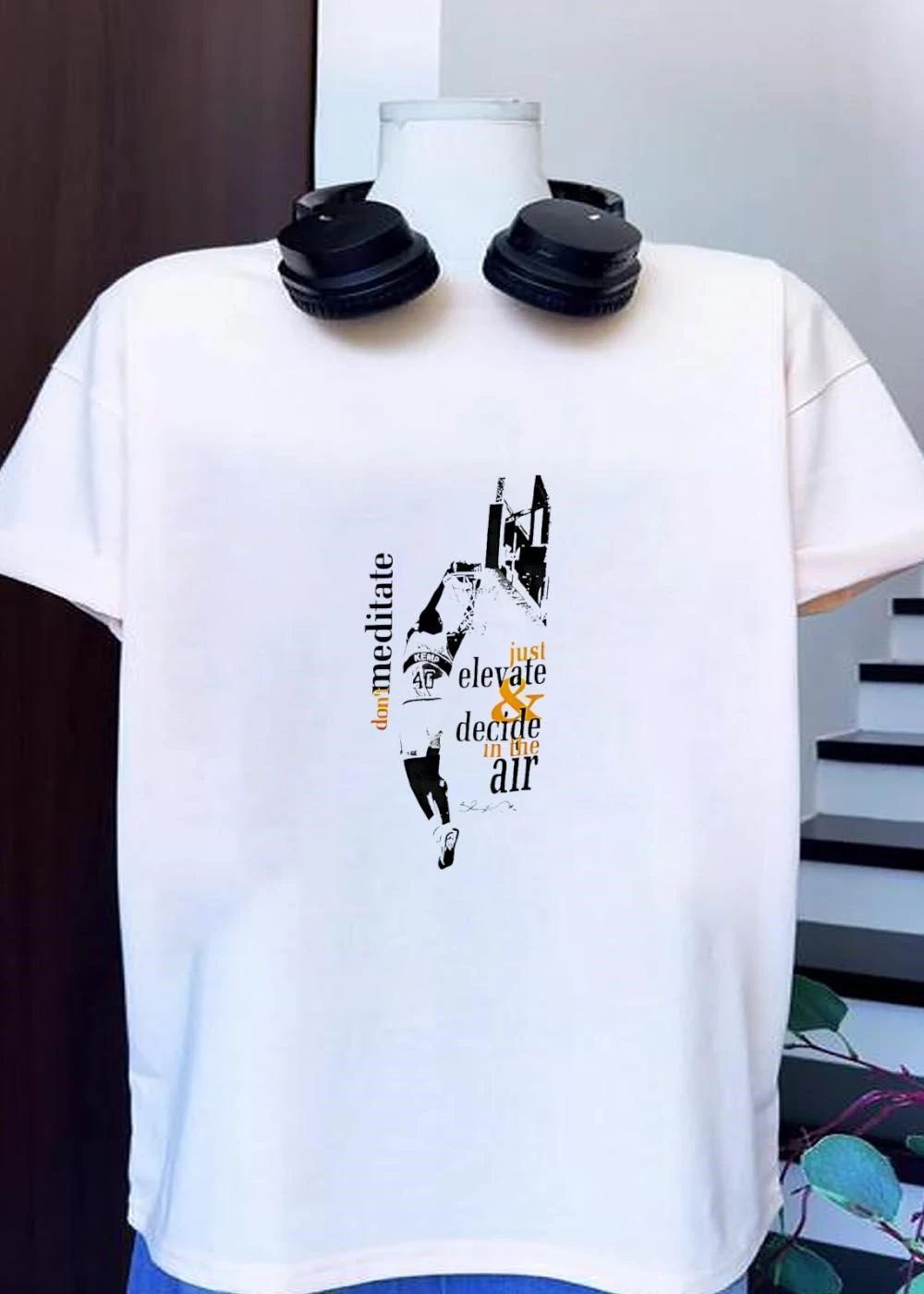 Shawn Kemp Above The Rim elevate decide air - Adult & Kids T-Shirts, Sweatshirts & Hoodies apparel design preview 1
