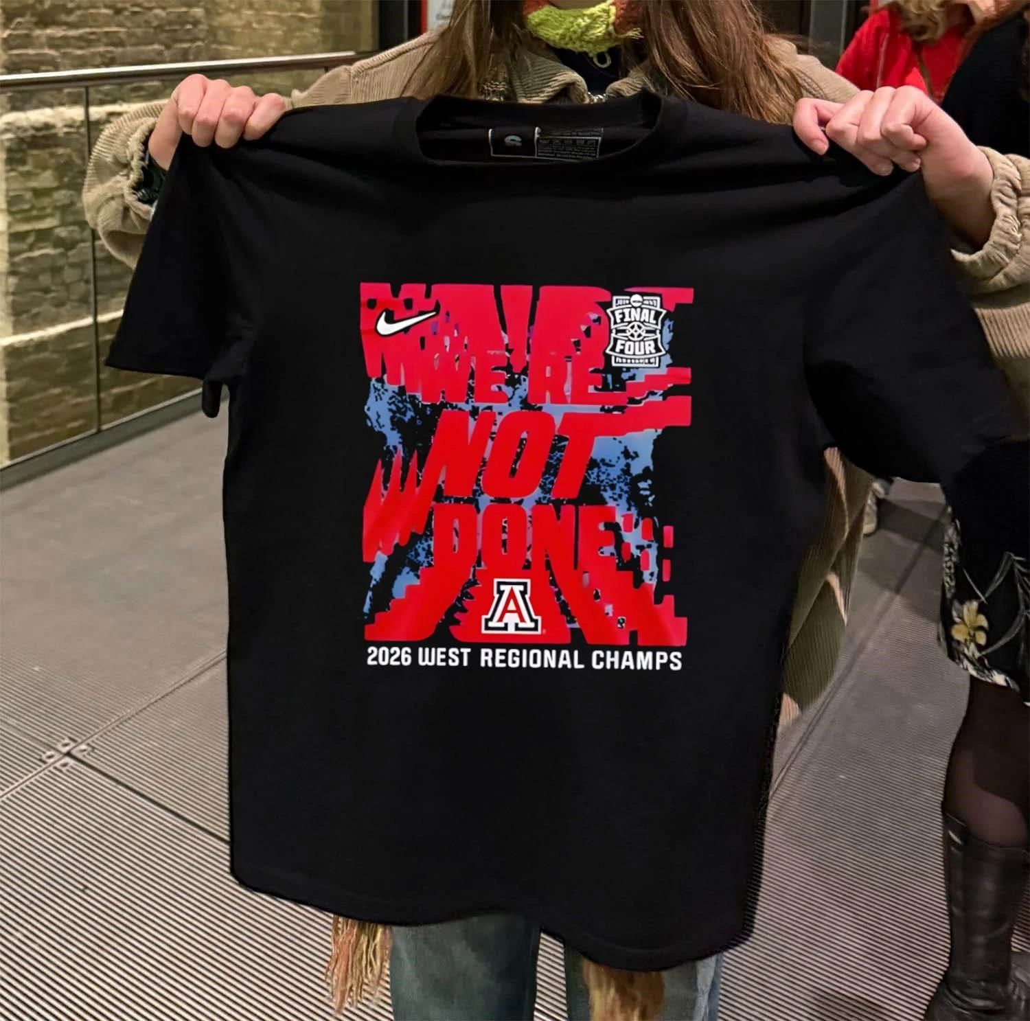 Arizona Wildcats Men's Basketball Final Four Locker - Adult & Kids T-Shirts, Sweatshirts & Hoodies apparel design preview 2