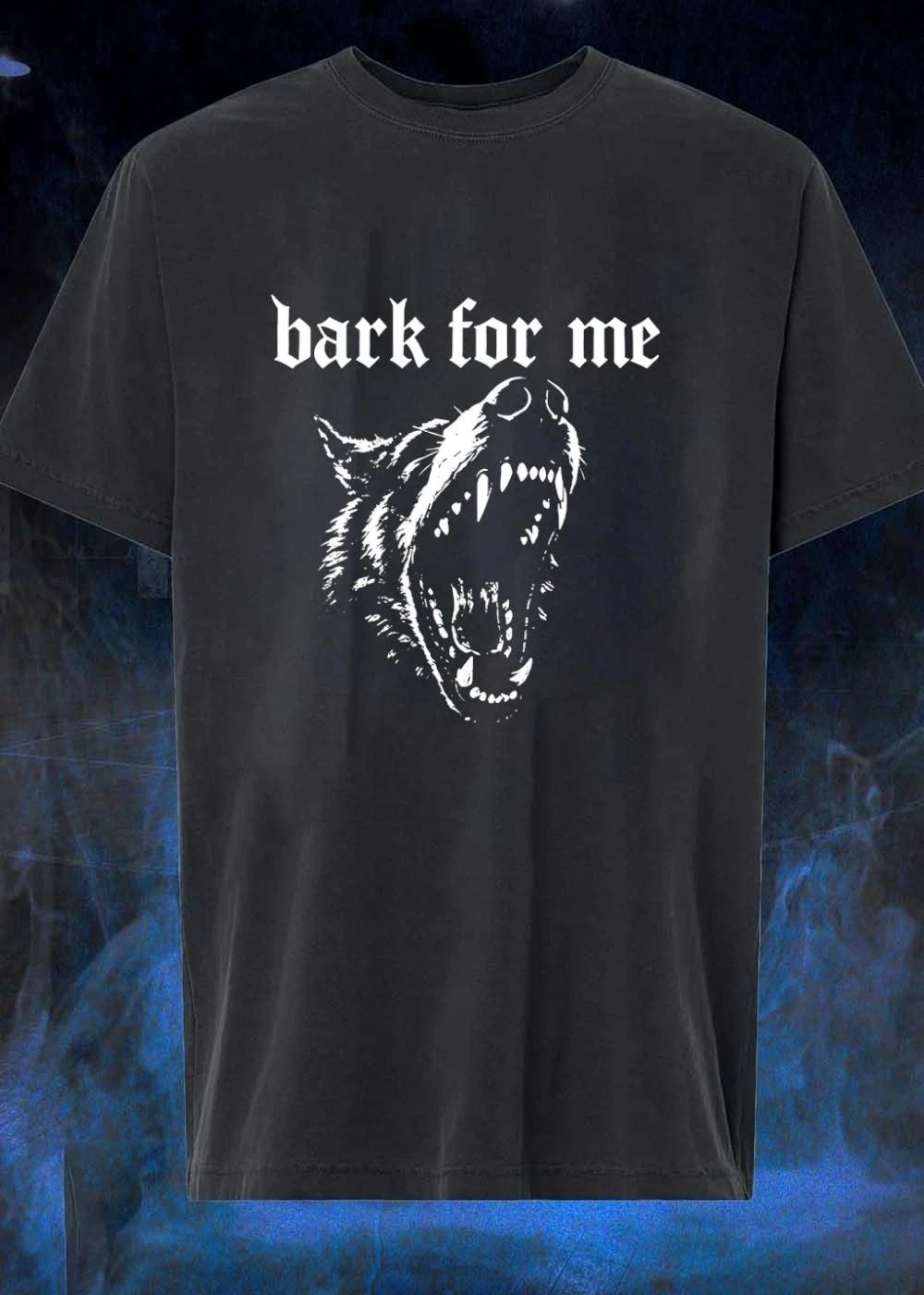 Bark For Me Snarling Wolf Head - Adult & Kids T-Shirts, Sweatshirts & Hoodies apparel design preview 1