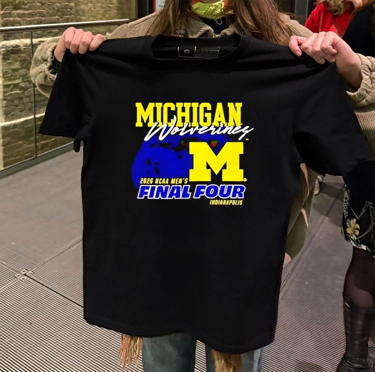 Michigan Wolverines 2026 NCAA Men's Final Four - Adult & Kids T-Shirts, Sweatshirts & Hoodies apparel design preview 2