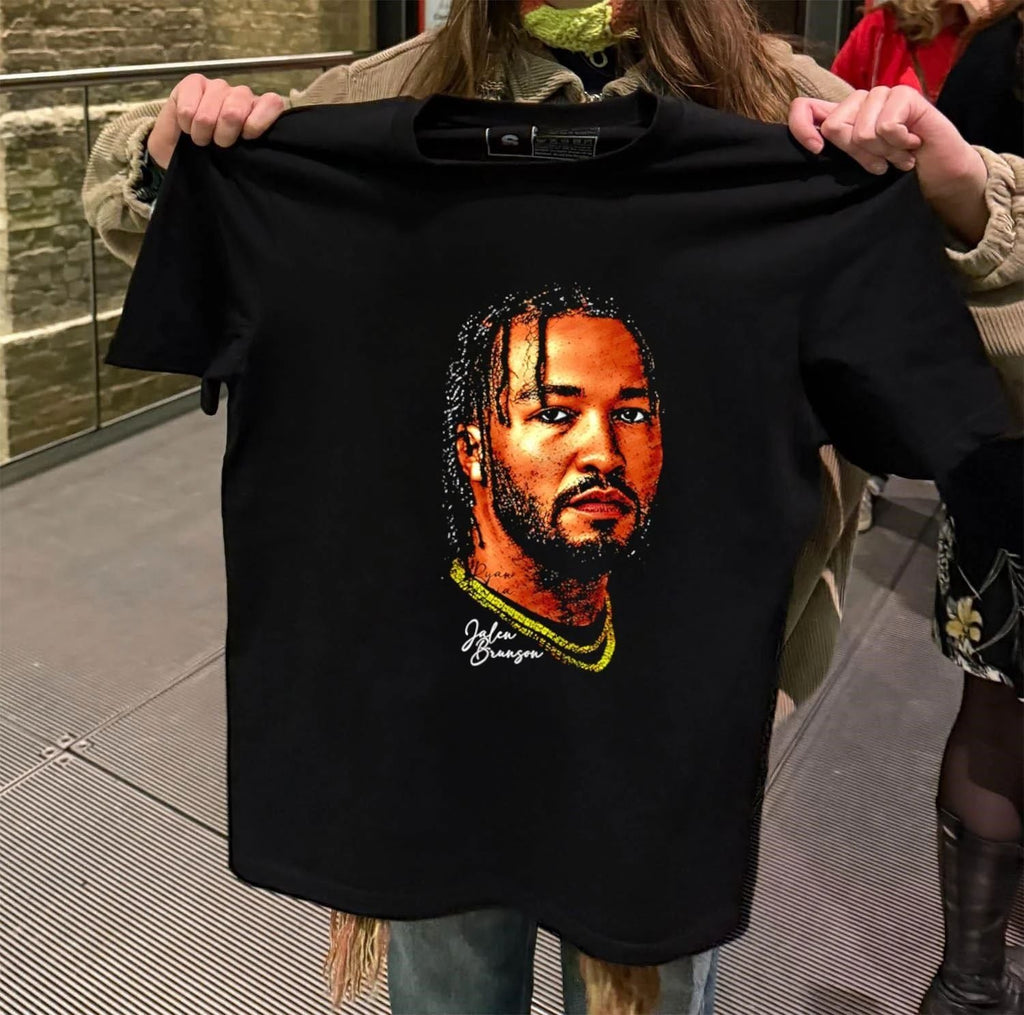 Jalen Brunson Portrait - Adult & Kids T-Shirts, Sweatshirts & Hoodies apparel design preview 2