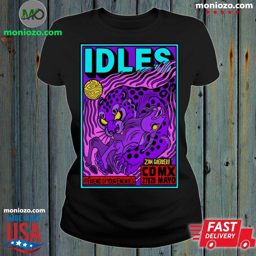 Original Idles Mexico Event On May 27-28 2026 Poster - Adult & Kids T-Shirts, Sweatshirts & Hoodies apparel design preview 1