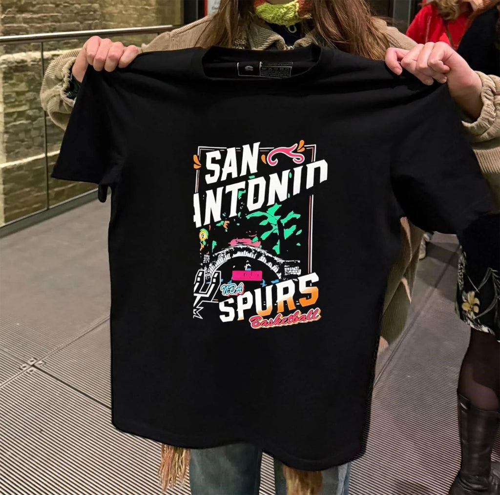 San Antonio Spurs NBA basketball Playoffs 2026 - Adult & Kids T-Shirts, Sweatshirts & Hoodies apparel design preview 2