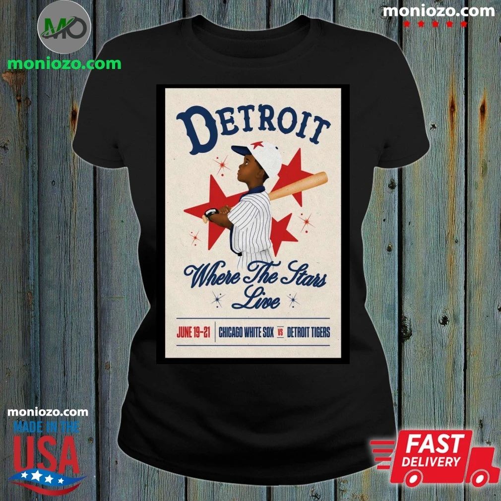 Original White Sox vs. Tigers 2026 Poster Baseball - Adult & Kids T-Shirts, Sweatshirts & Hoodies apparel design preview 1