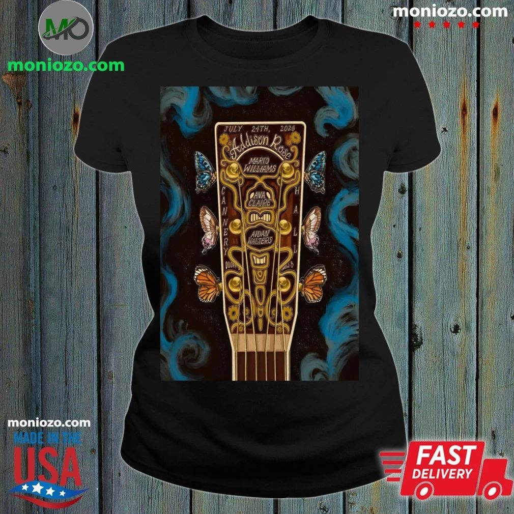 Original Addison Rose In Nashville TN On July 24 2026 - Adult & Kids T-Shirts, Sweatshirts & Hoodies apparel design preview 1