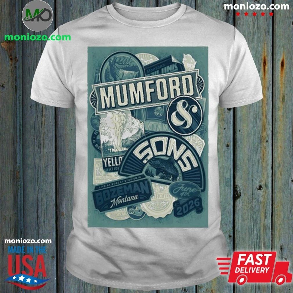 Original Mumford And Sons 6 4 2206 Bozeman MT - Adult & Kids T-Shirts, Sweatshirts & Hoodies apparel design preview 1