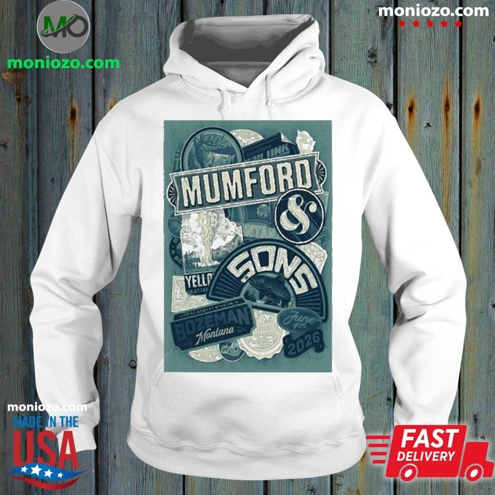 Original Mumford And Sons 6 4 2206 Bozeman MT - Adult & Kids T-Shirts, Sweatshirts & Hoodies apparel design preview 2
