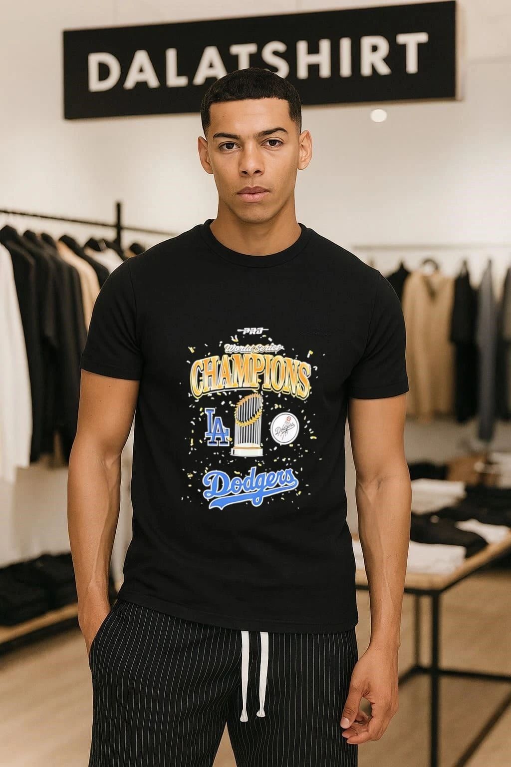 Los Angeles Dodgers World Series Champions winner - Adult & Kids T-Shirts, Sweatshirts & Hoodies apparel design preview 1