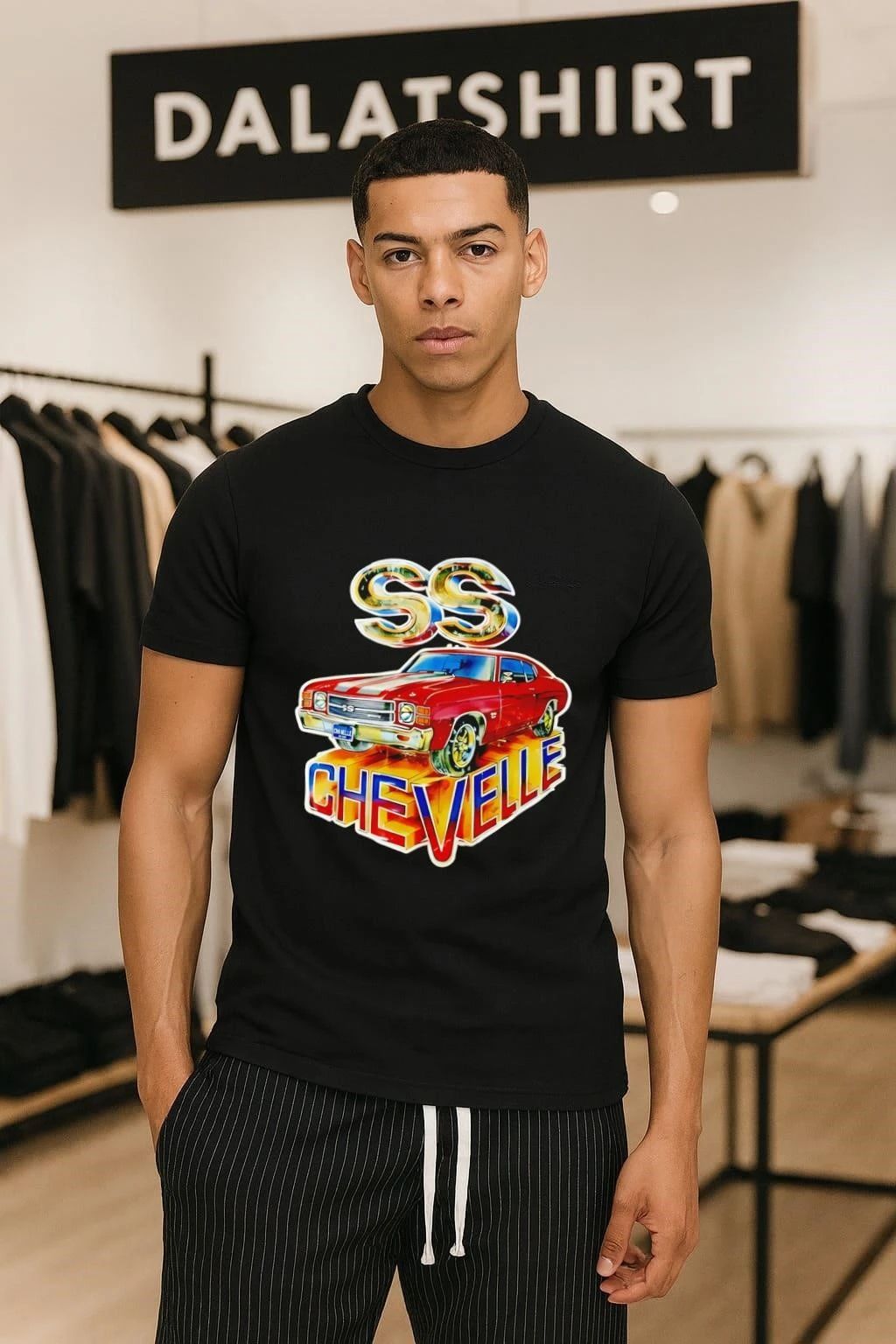 Chevelle SS car - Adult & Kids T-Shirts, Sweatshirts & Hoodies apparel design preview 1