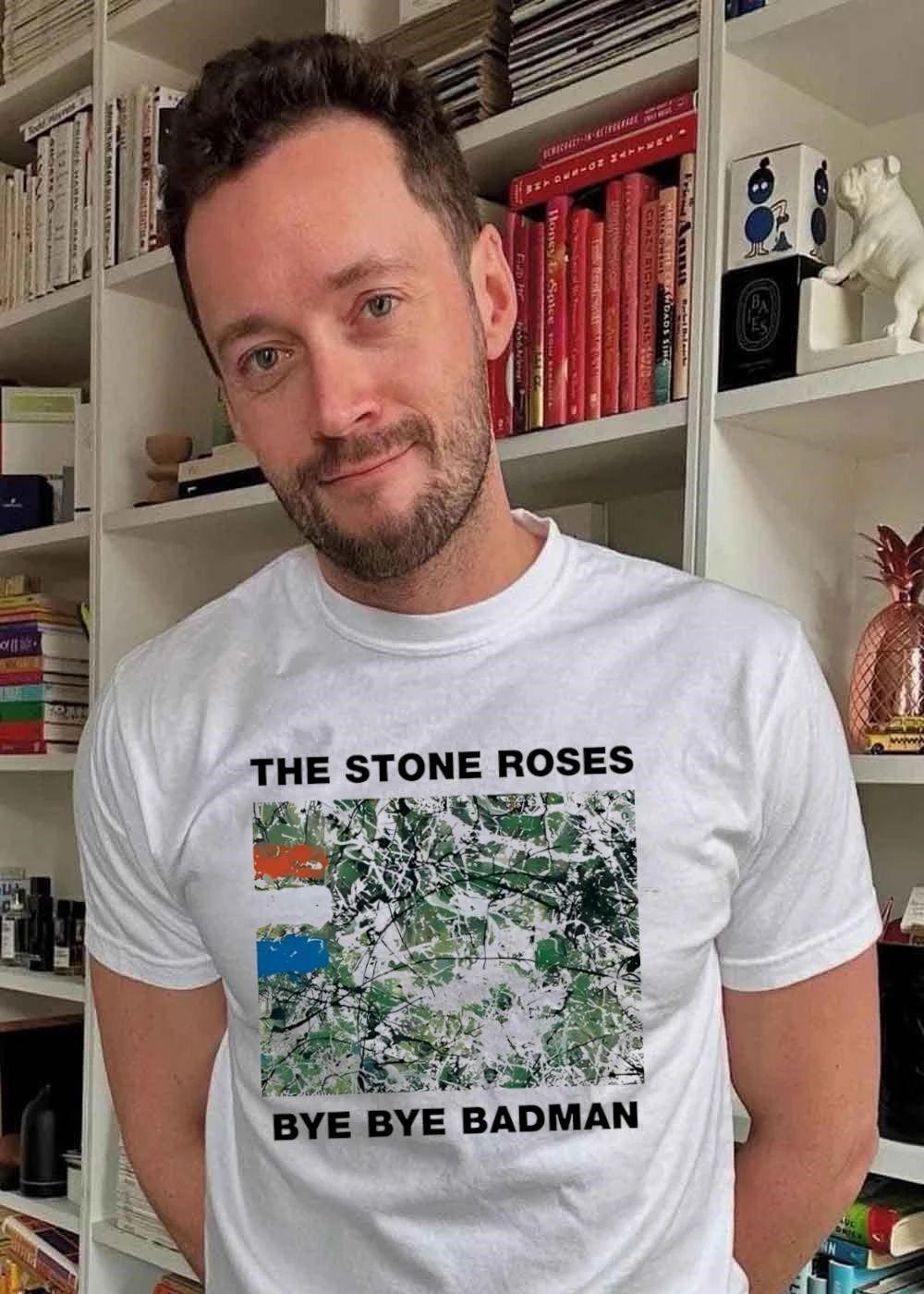 The Stone Roses Bye Badman Single Cover Art - Adult & Kids T-Shirts, Sweatshirts & Hoodies apparel design preview 2