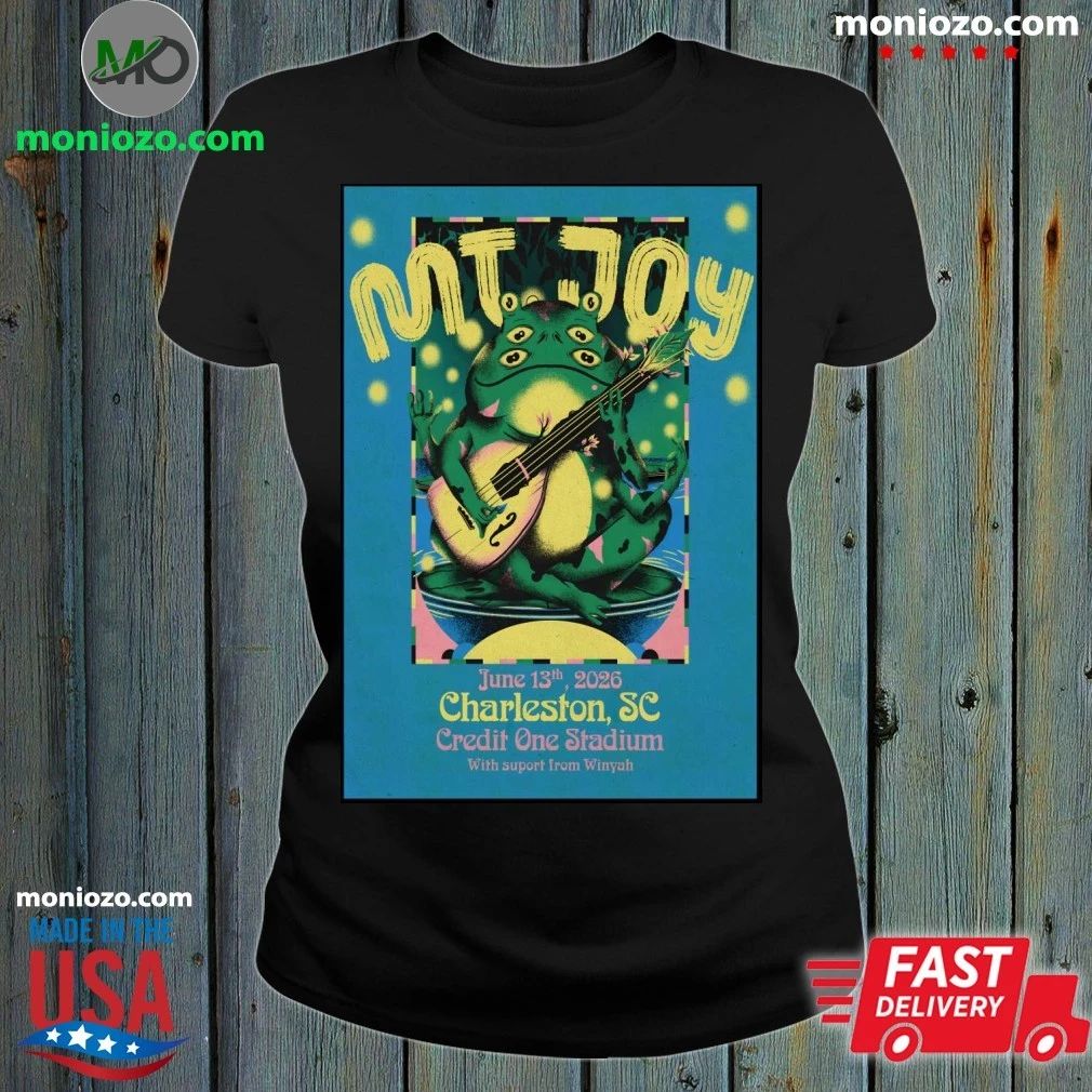 Original Mt. Joy Charleston SC 6 13 2026 Poster - Adult & Kids T-Shirts, Sweatshirts & Hoodies apparel design preview 1