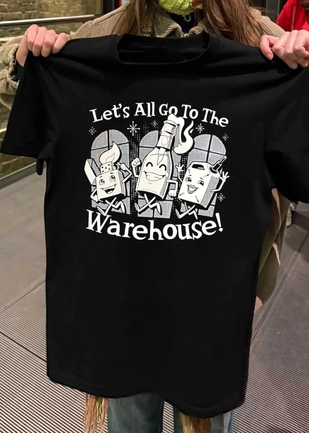 Let's All Go To The Warehouse Molotov Lighter - Adult & Kids T-Shirts, Sweatshirts & Hoodies apparel design preview 2