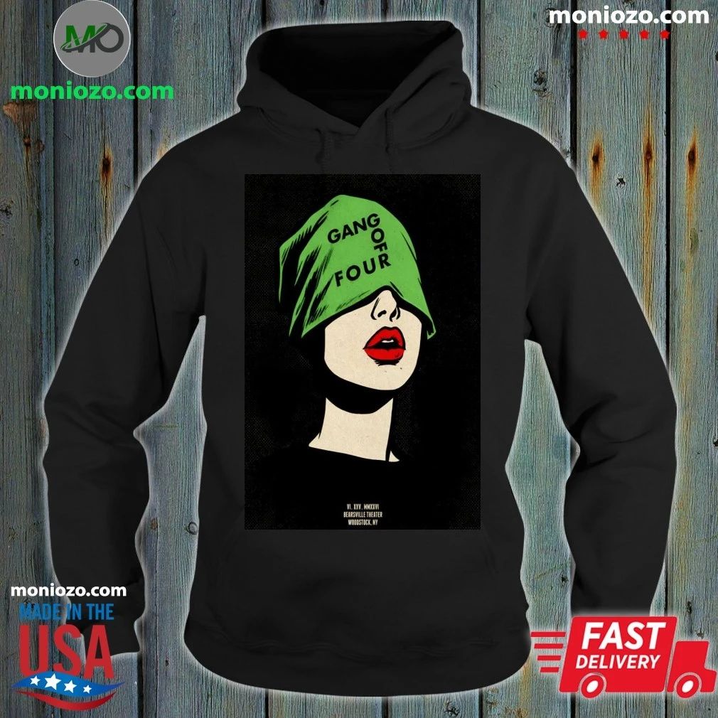 Original Gang Of Four Woodstock NY 6 25 2026 Poster - Adult & Kids T-Shirts, Sweatshirts & Hoodies apparel design preview 2