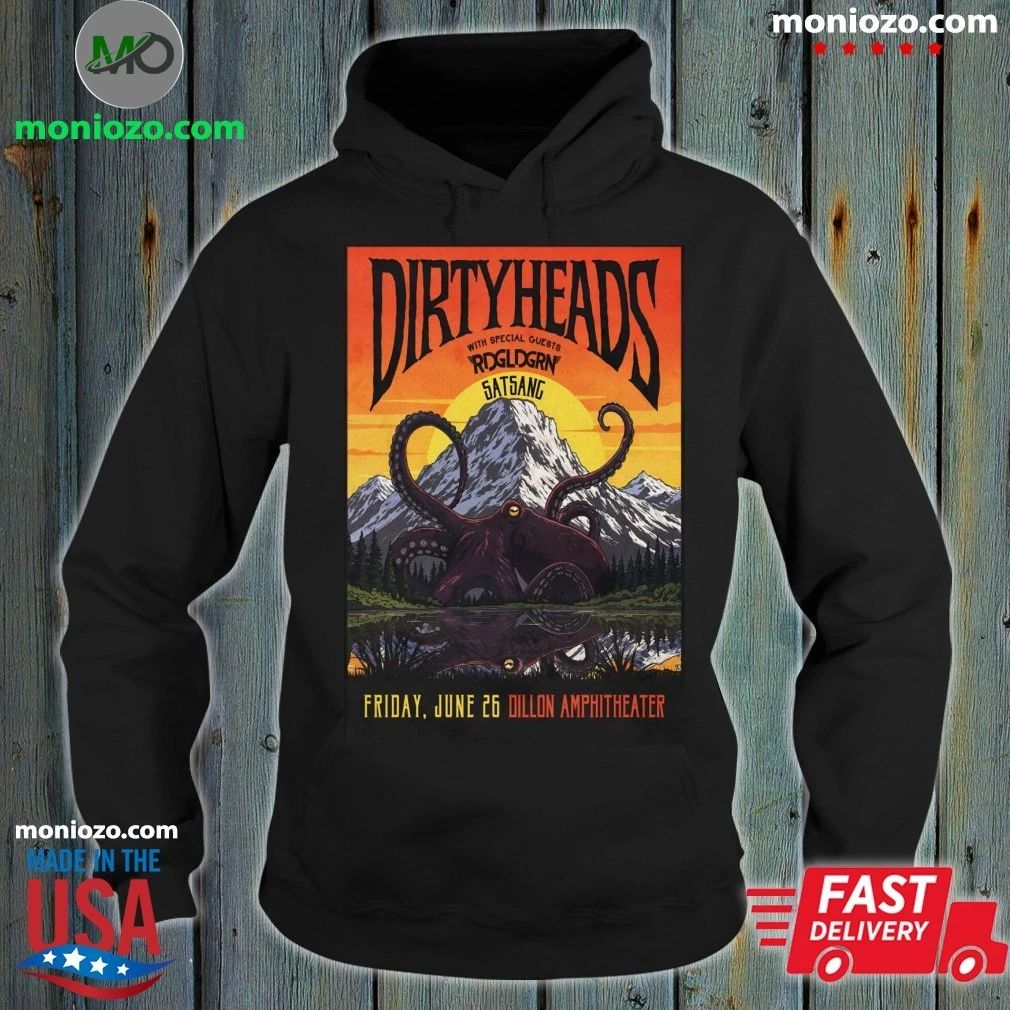Original Dirty Heads June 26 2026, Dillon CO Poster - Adult & Kids T-Shirts, Sweatshirts & Hoodies apparel design preview 2