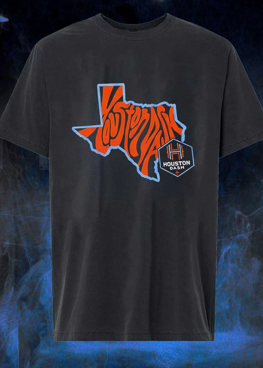 Houston Dash Texas State Map Soccer - Adult & Kids T-Shirts, Sweatshirts & Hoodies apparel design preview 1