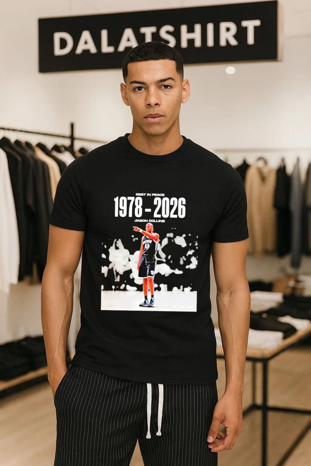 Rip Jason Collins 1978-2026 - Adult & Kids T-Shirts, Sweatshirts & Hoodies apparel design preview 1