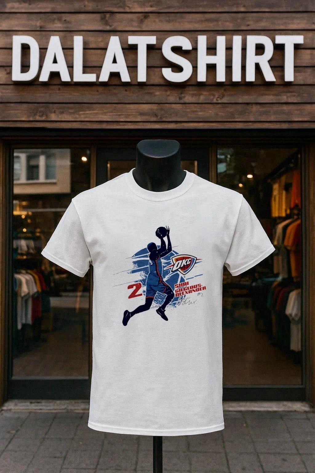 Shai Gilgeous-Alexander Oklahoma City Thunder - Adult & Kids T-Shirts, Sweatshirts & Hoodies apparel design preview 1