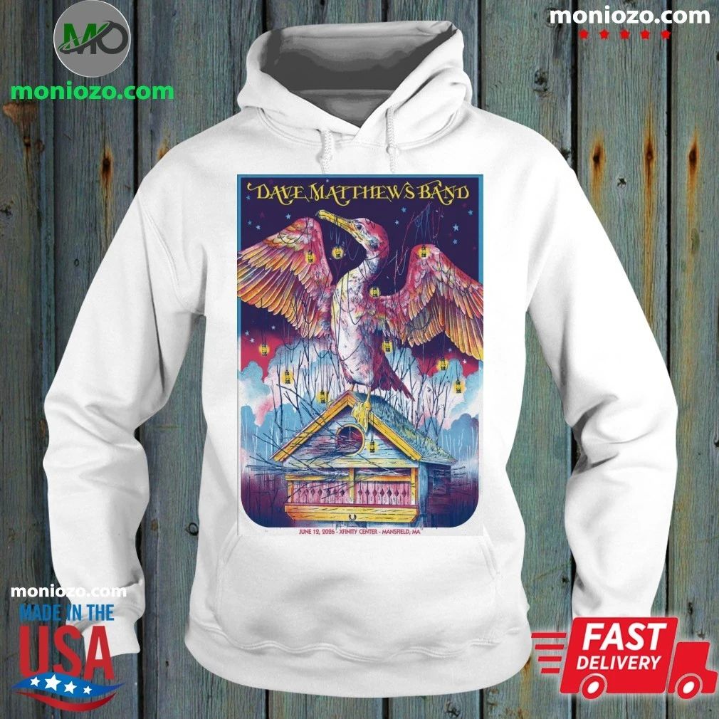 Original Dave Matthews Band June 12 2026 Xfinity - Adult & Kids T-Shirts, Sweatshirts & Hoodies apparel design preview 2
