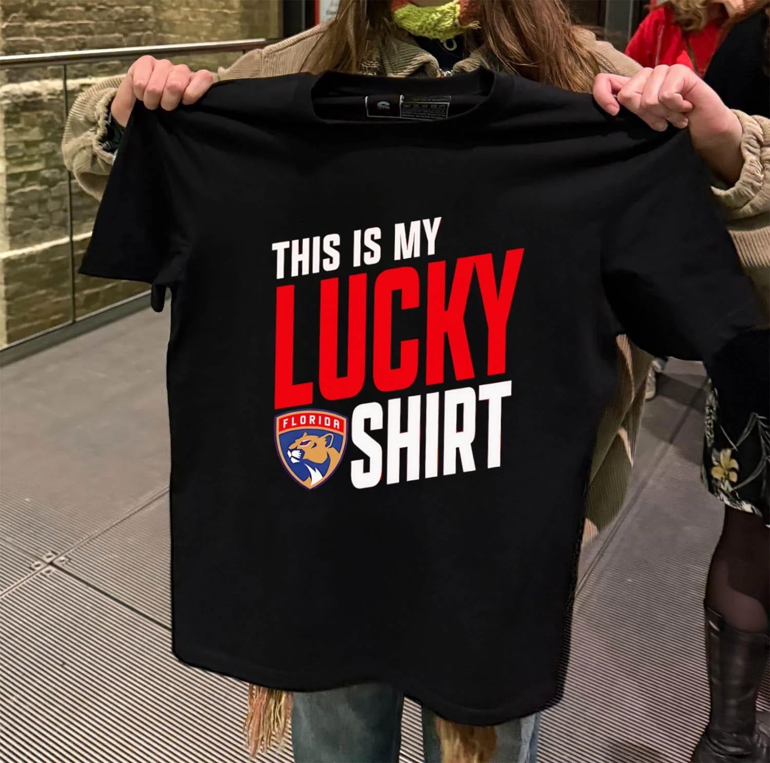 Florida Panthers This Is My Lucky hockey 2026 - Adult & Kids T-Shirts, Sweatshirts & Hoodies apparel design preview 2