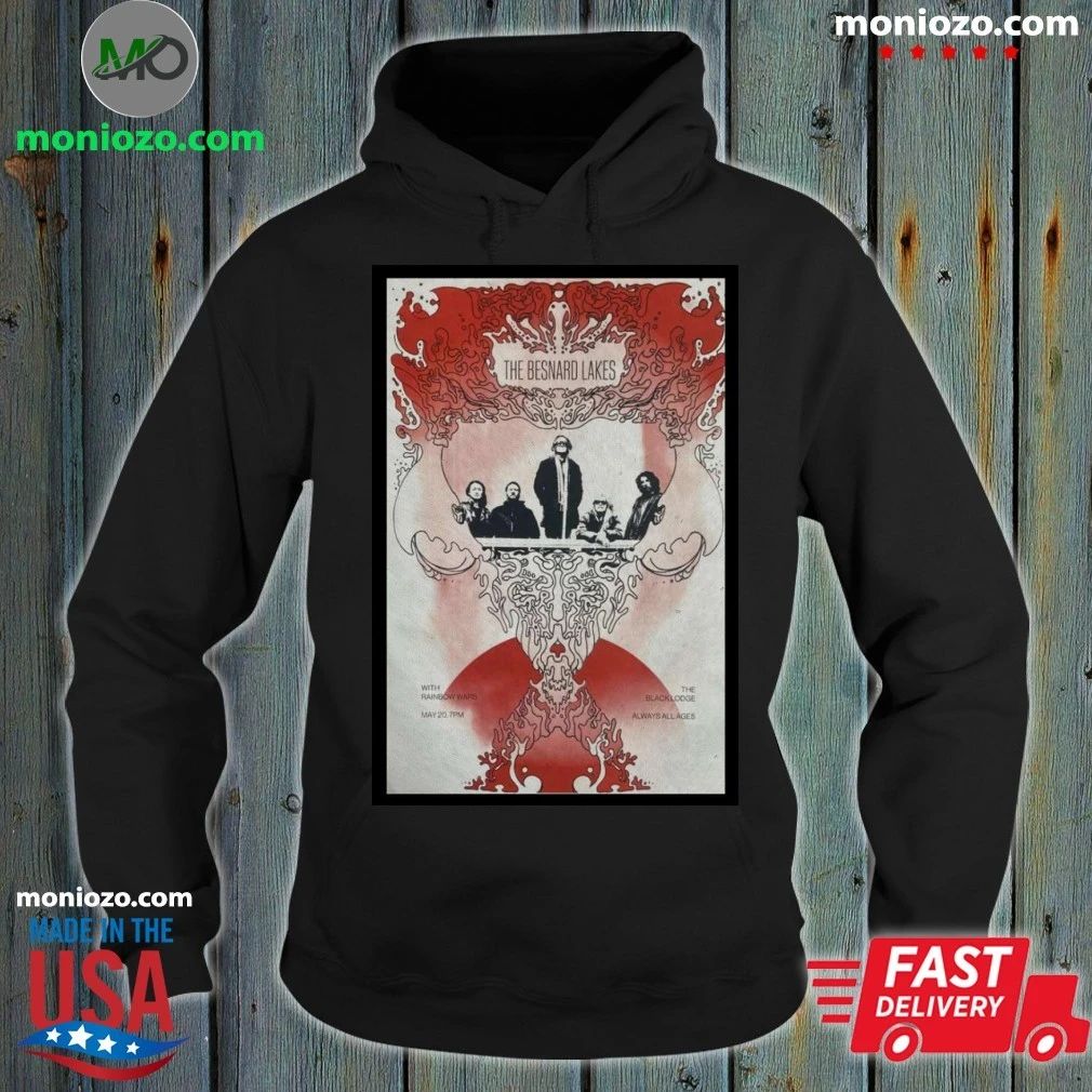 The Besnard Lakes May 20 2026 Black Lodge Poster - Adult & Kids T-Shirts, Sweatshirts & Hoodies apparel design preview 2