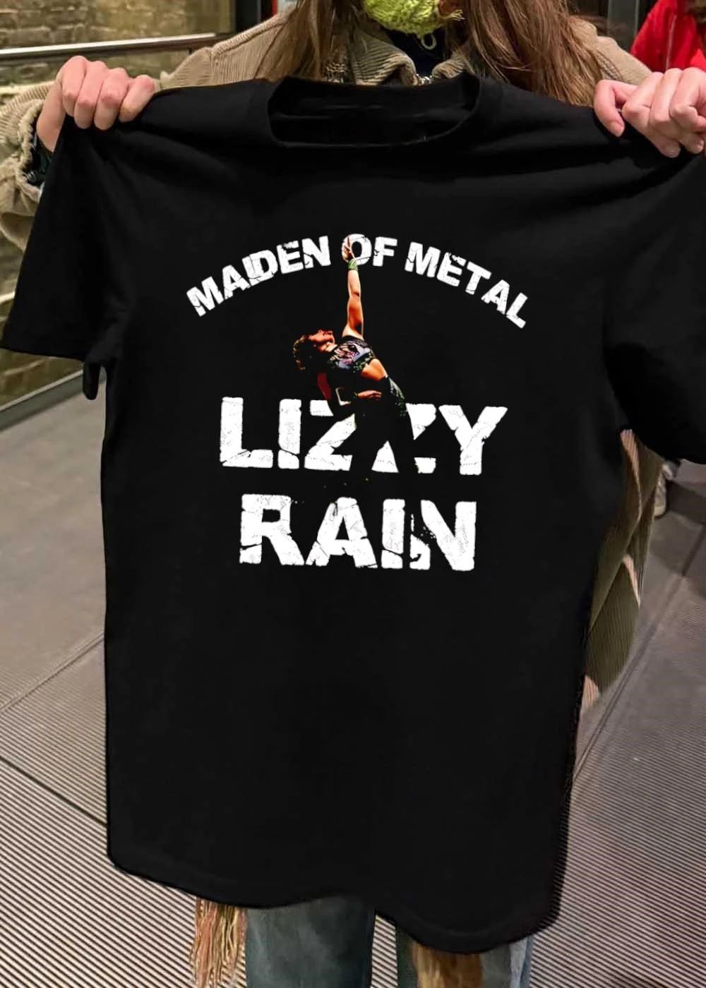 Maiden Of Metal Lizzy Rain - Adult & Kids T-Shirts, Sweatshirts & Hoodies apparel design preview 2