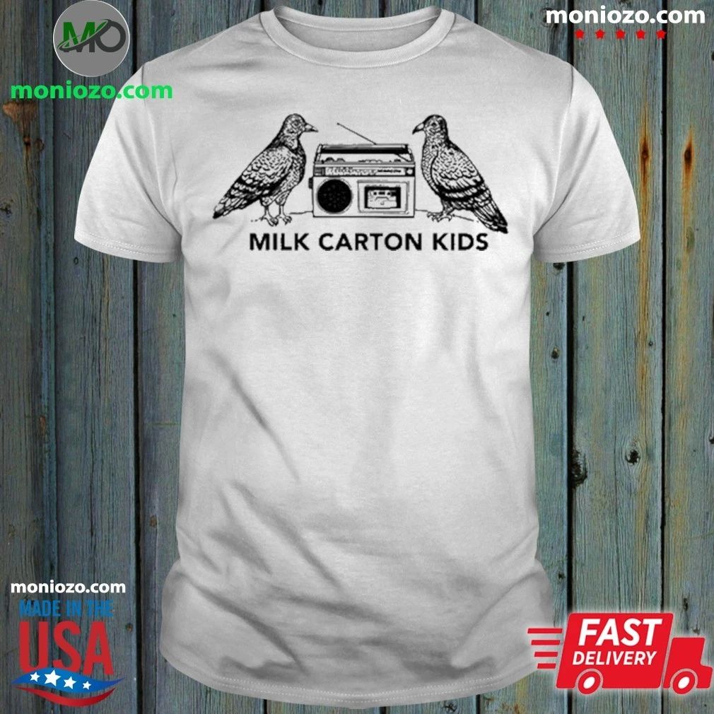 Original The Milk Carton Kids Boombox Bird - Adult & Kids T-Shirts, Sweatshirts & Hoodies apparel design preview 1
