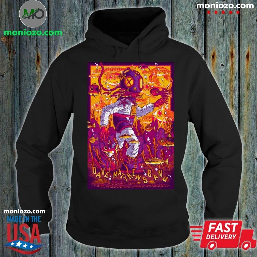 Original Dave Matthews Band In West Palm Beach FL On - Adult & Kids T-Shirts, Sweatshirts & Hoodies apparel design preview 2