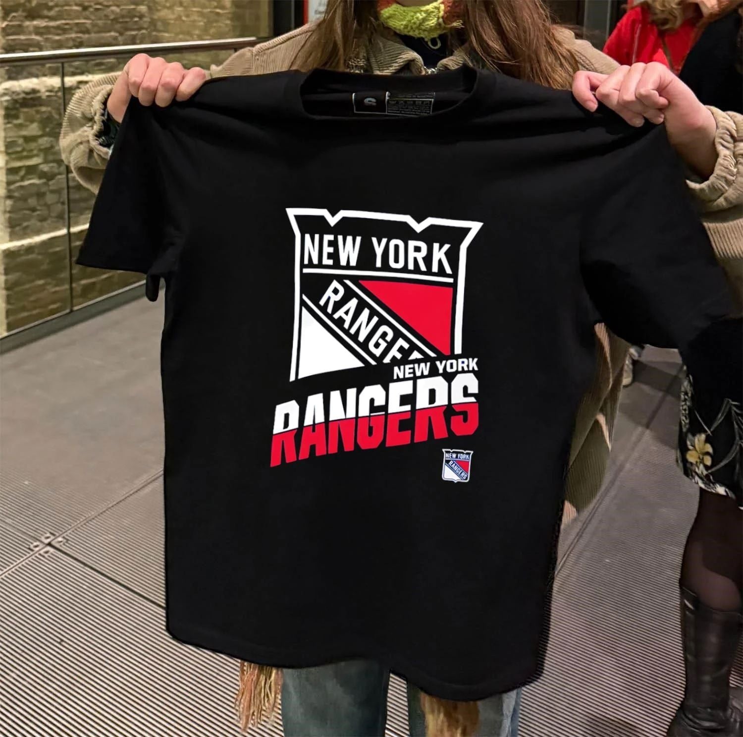 New York Rangers Shield Logo Classic Hockey Fan - Adult & Kids T-Shirts, Sweatshirts & Hoodies apparel design preview 2