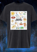 Noah Kahan The Great Divide Garden State Lyric Doodle - Adult & Kids T-Shirts, Sweatshirts & Hoodies apparel design preview 1