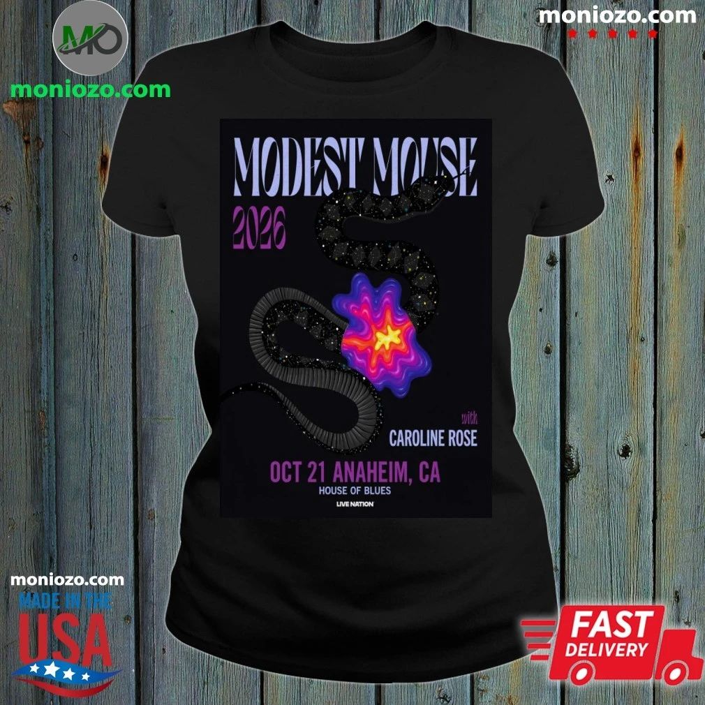 Modest Mouse House of Blues Anaheim Oct 21, 2026 - Adult & Kids T-Shirts, Sweatshirts & Hoodies apparel design preview 1