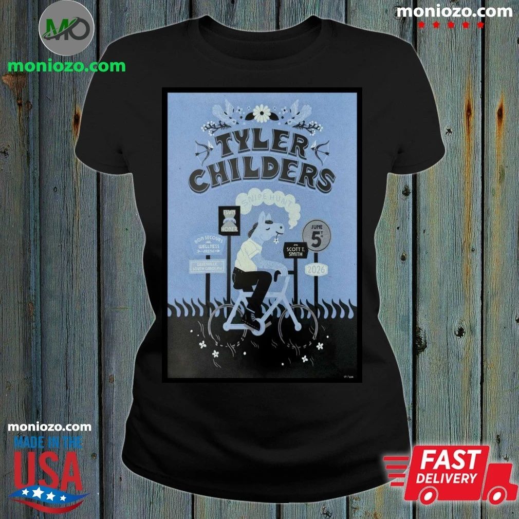 Original Tyler Childers Bon Secours Wellness Arena - Adult & Kids T-Shirts, Sweatshirts & Hoodies apparel design preview 1
