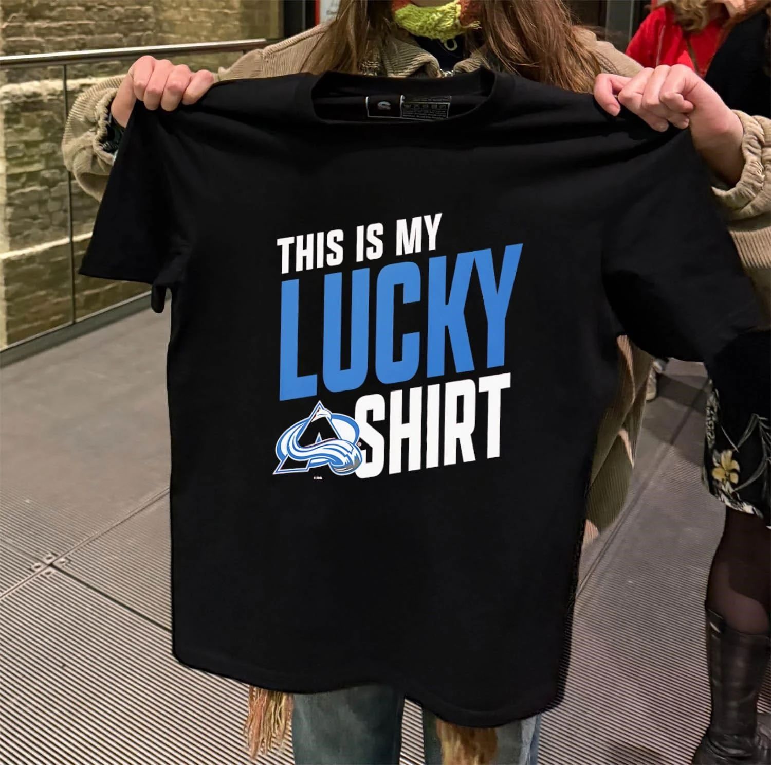 Colorado Avalanche This Is My Lucky hockey 2026 - Adult & Kids T-Shirts, Sweatshirts & Hoodies apparel design preview 2