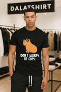 Don't Worry Be Capy cute - Adult & Kids T-Shirts, Sweatshirts & Hoodies apparel design preview 1