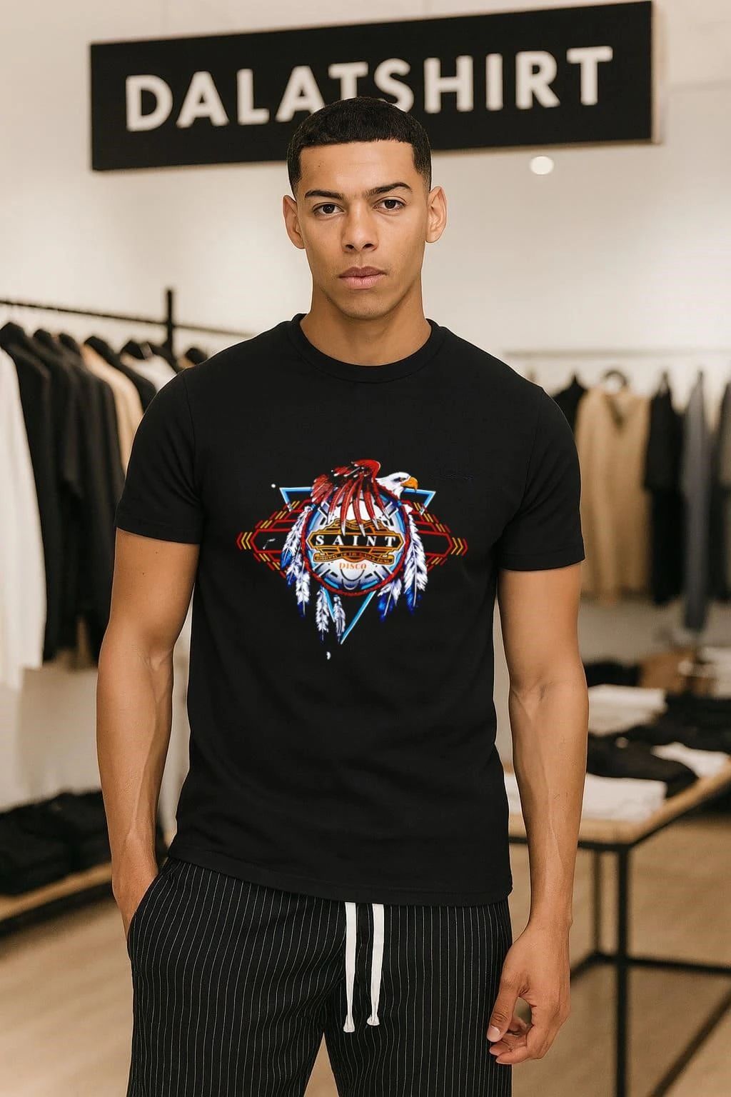 Saint Disco Eagle logo - Adult & Kids T-Shirts, Sweatshirts & Hoodies apparel design preview 1
